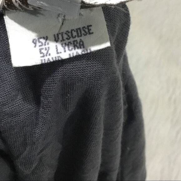 Gueue gray wrap knit top size small - Picture 4 of 5